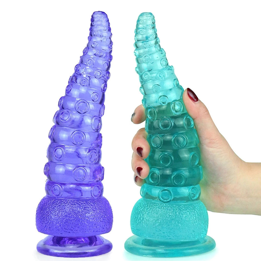 Crystal Octopus Soft Butt Plug