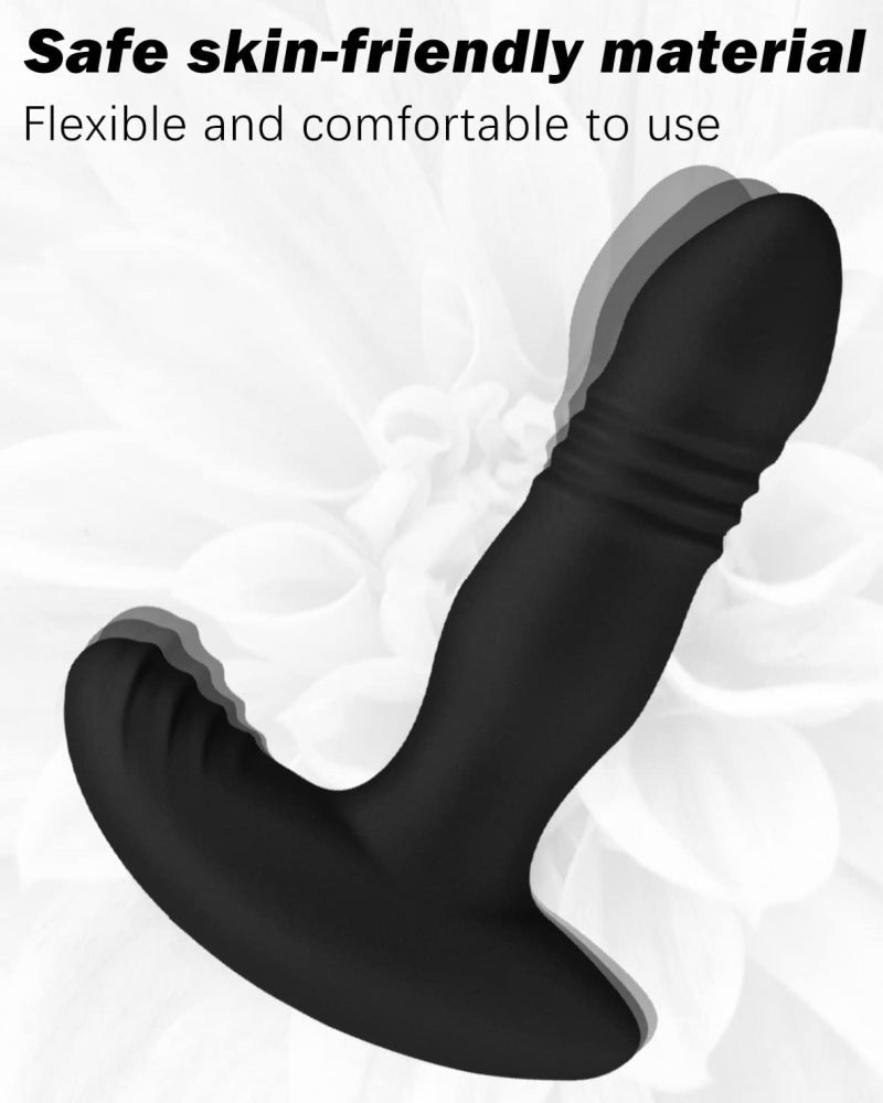 Butt Plug Retractable Vibrator